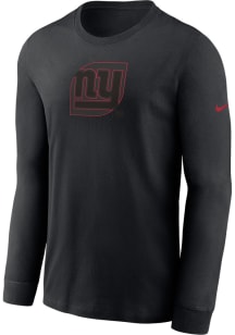 Nike New York Giants Black Color Pop Long Sleeve T Shirt