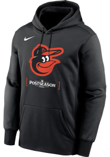 Nike Baltimore Orioles Mens Black 2024 Post Season Participant Dugout Hood