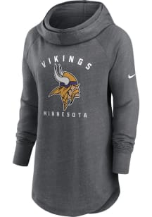 Nike Minnesota Vikings Womens Charcoal Statement Hooded Sweatshirt