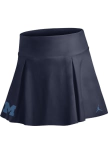 Nike Michigan Wolverines Womens Blue Tennis Skirt