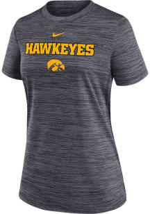 Nike Iowa Hawkeyes Womens Black Velocity T-Shirt