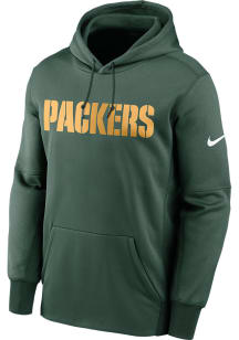 Nike Green Bay Packers Mens Green Therma Hood