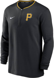 Nike Pittsburgh Pirates Mens Black AC DF Long Sleeve Qtr Zip Pullover