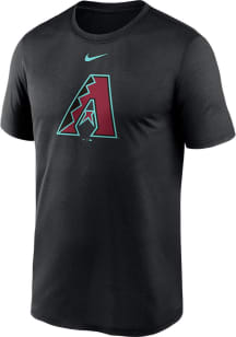 Nike Arizona Diamondbacks Black Fuse Large Logo Short Sleeve T Shirt