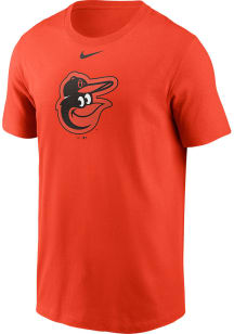 Nike Baltimore Orioles Orange Fuse Large Logo Short Sleeve T Shirt