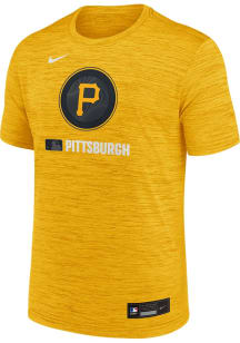 Nike Pittsburgh Pirates Gold AC City Connect Velocity Short Sleeve T Shirt