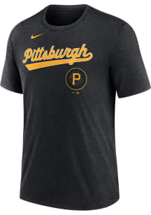 Nike Pittsburgh Pirates Black City Connect Short Sleeve Fashion T Shirt