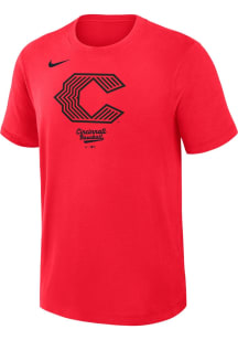 Nike Cincinnati Reds Red City Connect Short Sleeve Fashion T Shirt