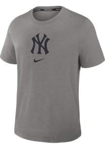 Nike New York Yankees Grey AC Early Work Short Sleeve Fashion T Shirt