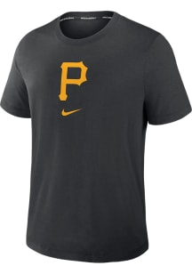 Nike Pittsburgh Pirates Black AC Early Work Short Sleeve Fashion T Shirt