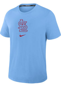 Nike St Louis Cardinals Light Blue AC Early Work Short Sleeve Fashion T Shirt