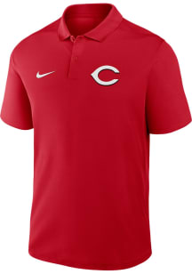 Nike Cincinnati Reds Mens Red Victory Short Sleeve Polo