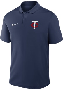 Nike Minnesota Twins Mens Navy Blue Victory Short Sleeve Polo