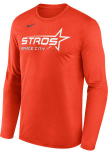 Nike Houston Astros Orange City Connect Long Sleeve T-Shirt