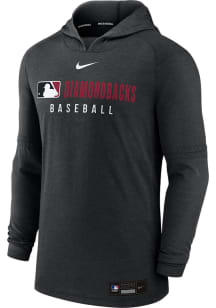 Nike Arizona Diamondbacks Mens Black AC Lightweight Long Sleeve Lightweight Hoodie