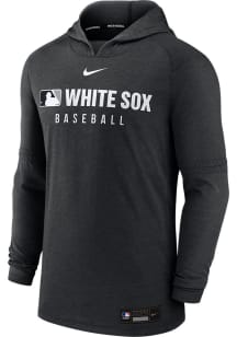 Nike Chicago White Sox Mens Black AC Lightweight Long Sleeve Lightweight Hoodie