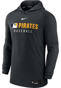 Nike Pittsburgh Pirates Mens Black AC Lightweight Long Sleeve Lightweight Hoodie