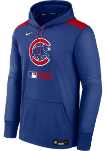 Nike Chicago Cubs Mens Blue AC Therma Fit Hood