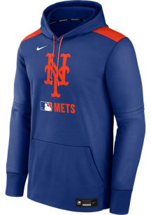 Nike New York Mets Mens Blue AC Therma Fit Hood