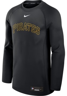 Nike Pittsburgh Pirates Mens Black AC Game Time Long Sleeve Sweatshirt