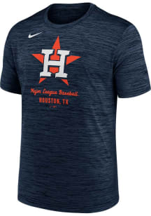 Nike Houston Astros Navy Blue Velocity Short Sleeve T Shirt