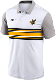 Nike Iowa Hawkeyes Mens White Vapor Short Sleeve Polo