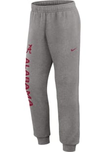Nike Alabama Crimson Tide Mens Grey Club Fleece Sweatpants