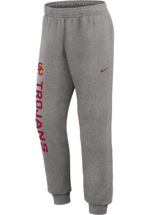 Nike USC Trojans Mens Grey Club Fleece Sweatpants
