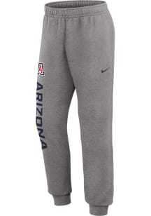 Nike Arizona Wildcats Mens Grey Club Fleece Sweatpants