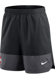 Nike Ohio State Buckeyes Mens Black Dri-Fit Woven Shorts