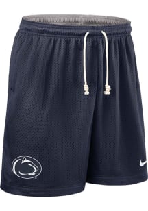 Nike Penn State Nittany Lions Mens Navy Blue Dri-FIT Knit Shorts