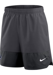 Nike Penn State Nittany Lions Mens Charcoal Dri-Fit Woven Shorts