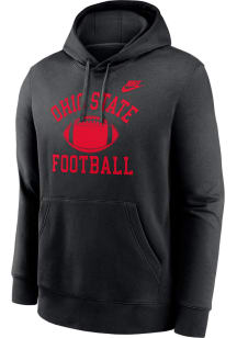 Nike Ohio State Buckeyes Mens Black Legacy Football Long Sleeve Hoodie