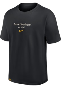 Nike Iowa Hawkeyes Black Max 90 Short Sleeve T Shirt