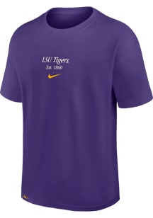 Nike LSU Tigers Purple Max 90 Short Sleeve T Shirt