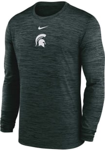 Nike Michigan State Spartans Green Sideline Velocity Long Sleeve T-Shirt