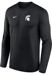 Nike Michigan State Spartans Black Sideline Legend Long Sleeve T-Shirt