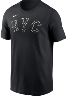 Nike New York Mets Black City Connect Short Sleeve T Shirt