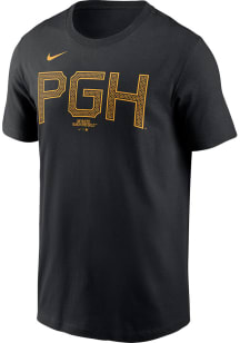 Nike Pittsburgh Pirates Black City Connect Short Sleeve T Shirt