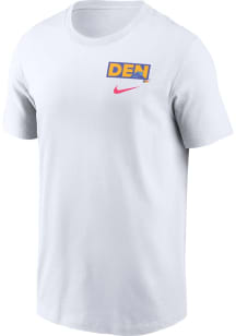Nike Colorado Rockies White City Connect Short Sleeve T Shirt
