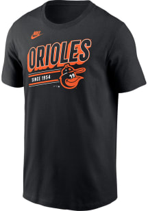 Nike Baltimore Orioles Black Cooperstown MLB Retro Short Sleeve T Shirt