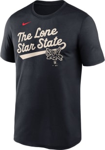 Nike Texas Rangers Navy Blue City Connect Short Sleeve T Shirt