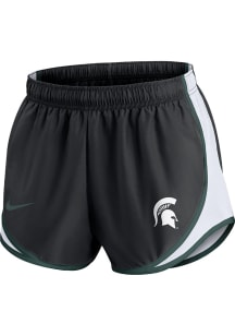 Nike Michigan State Spartans Womens Black Tempo Shorts