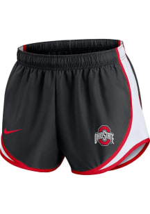 Nike Ohio State Buckeyes Womens Black Tempo Shorts