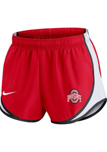 Nike Ohio State Buckeyes Womens Red Tempo Shorts