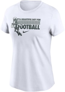 Nike Michigan State Spartans Womens White 2024 Fan Short Sleeve T-Shirt