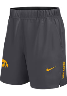 Nike Iowa Hawkeyes Mens Charcoal Victory Shorts