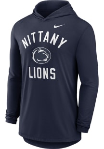 Nike Penn State Nittany Lions Mens Navy Blue Arch Long Sleeve Lightweight Hoodie