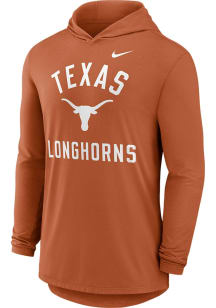 Nike Texas Longhorns Mens Burnt Orange Arch Long Sleeve Lightweight Hoodie