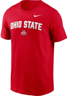 Nike Ohio State Buckeyes Red Arch Mascot Legend Short Sleeve T Shirt